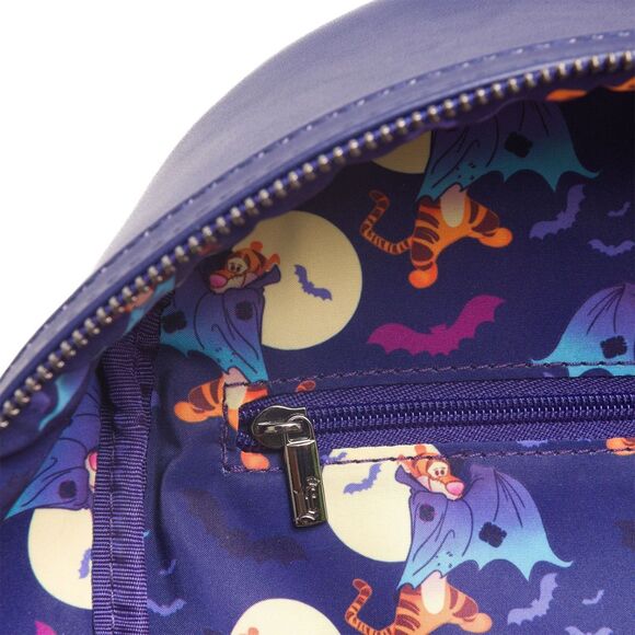 Loungefly DIsney Pooh Rainbow Holographic Vampire Tigger Mini Backpack